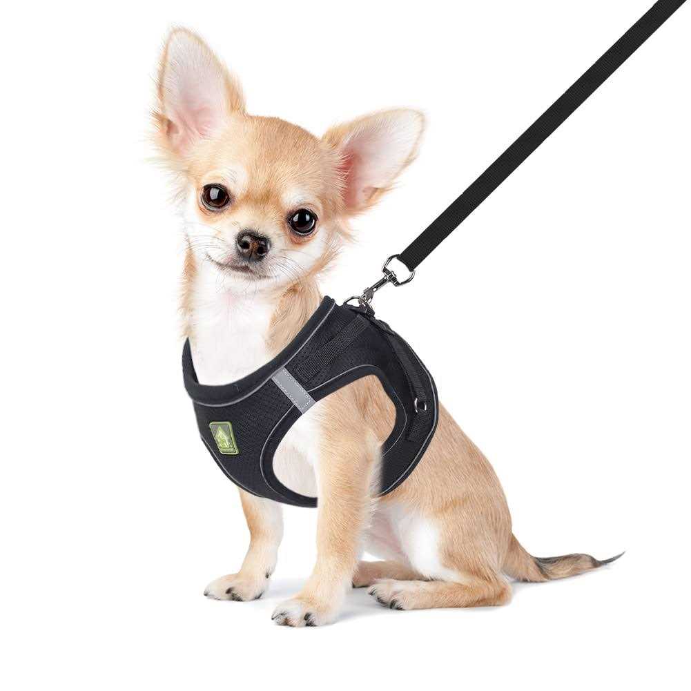 No-Pull Soft Mesh Reflective Adjustable Dog Harness and Leash Set V444009