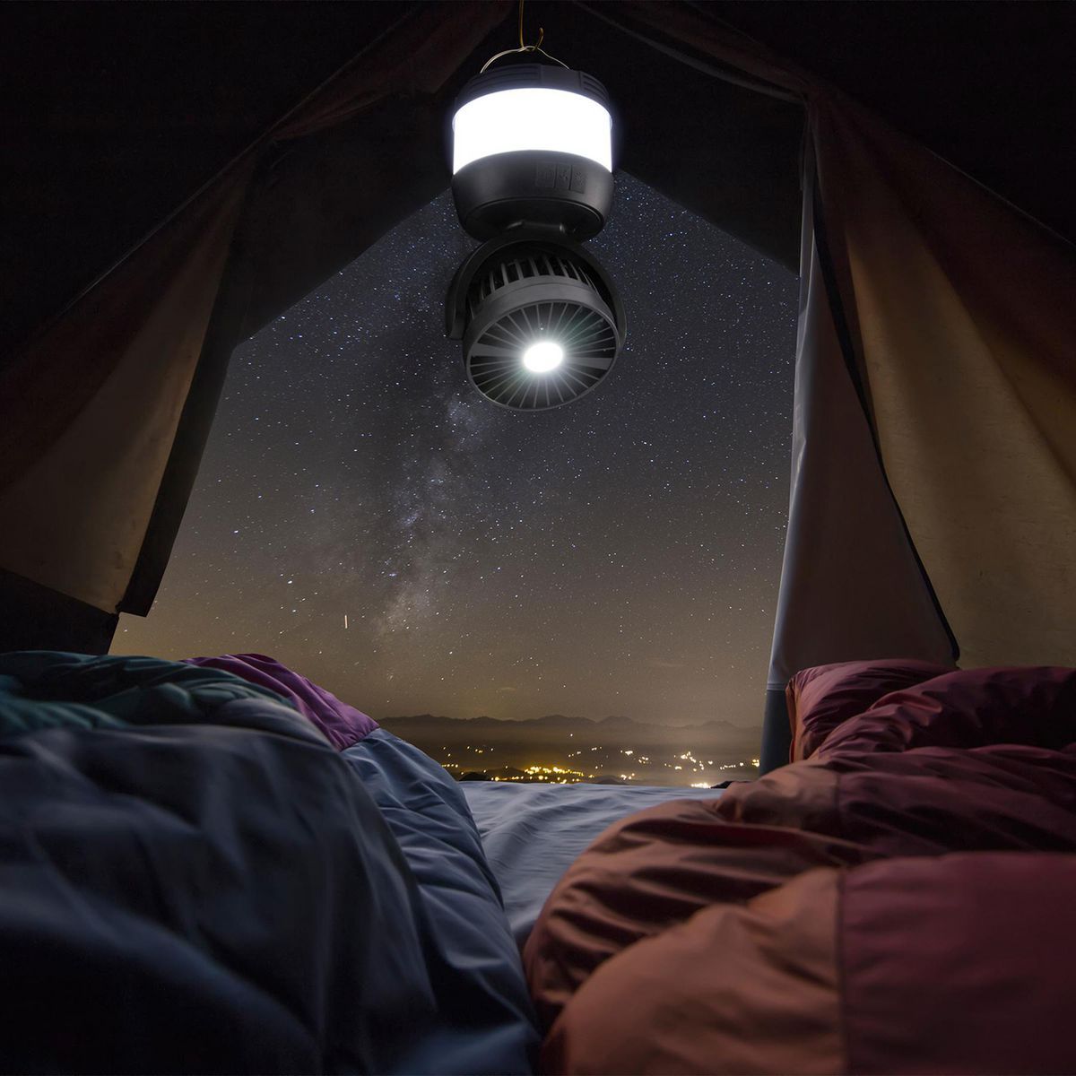300 Lumen LED Rechargeable 3-in-1 Lantern, Fan, and Power Bank R63609