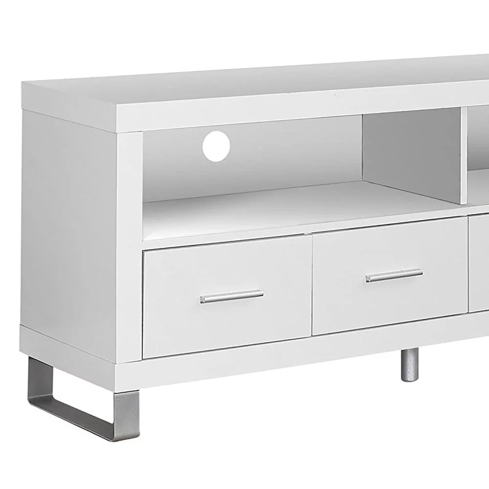 White 2 Pack TV Stand with Storage N370