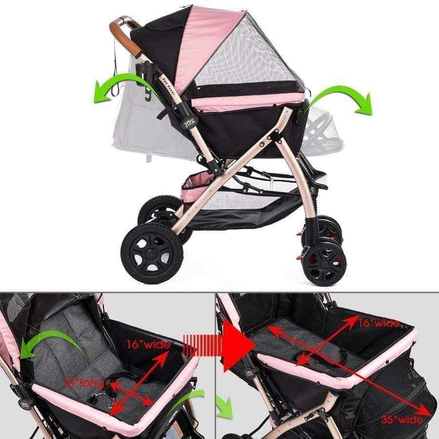 Extra Long Pet Stroller X5766