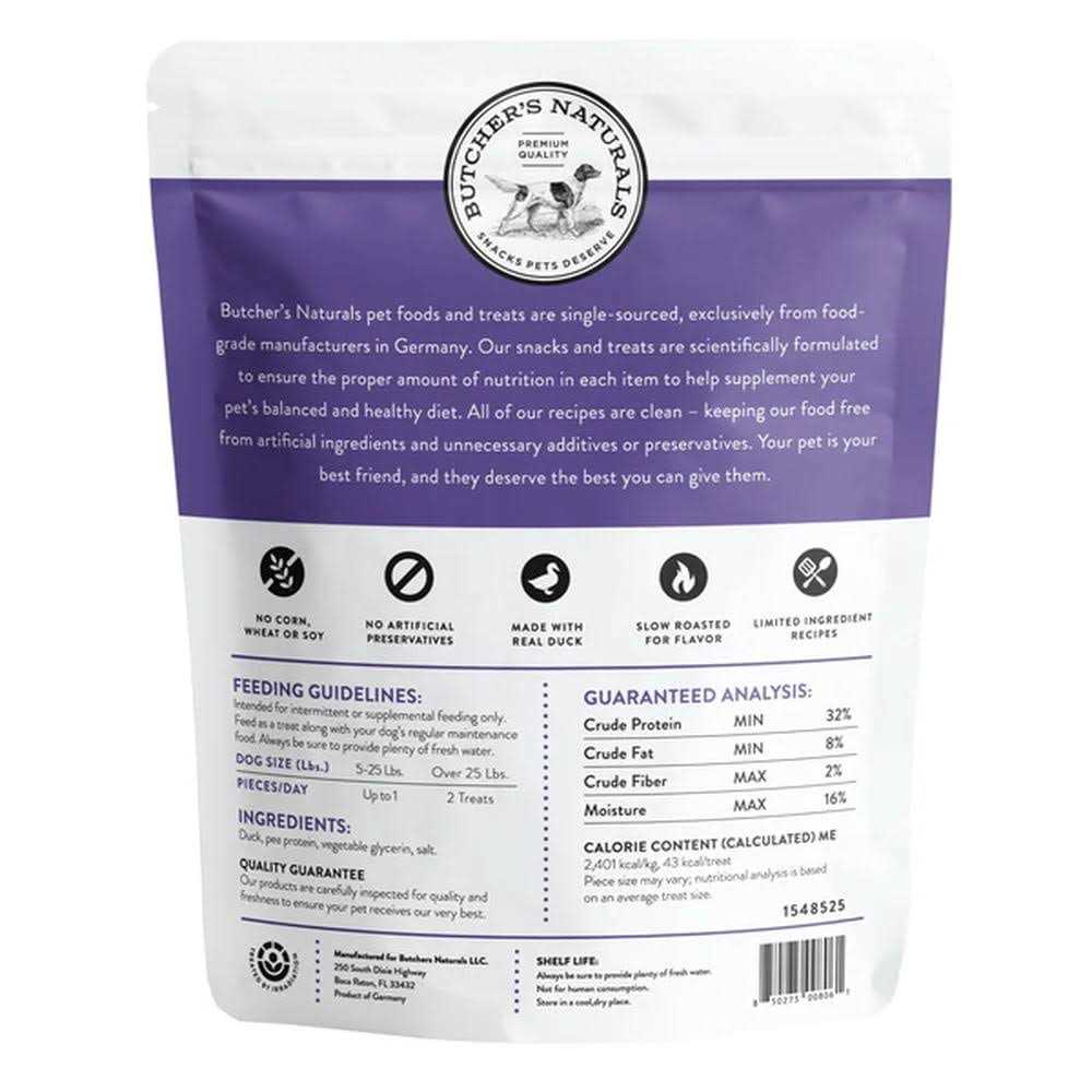 Duck Jerky Dog Treats Z524676