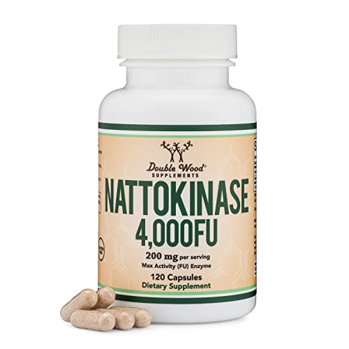 Nattokinase Supplement 4,000 FU 120 Capsules X74240