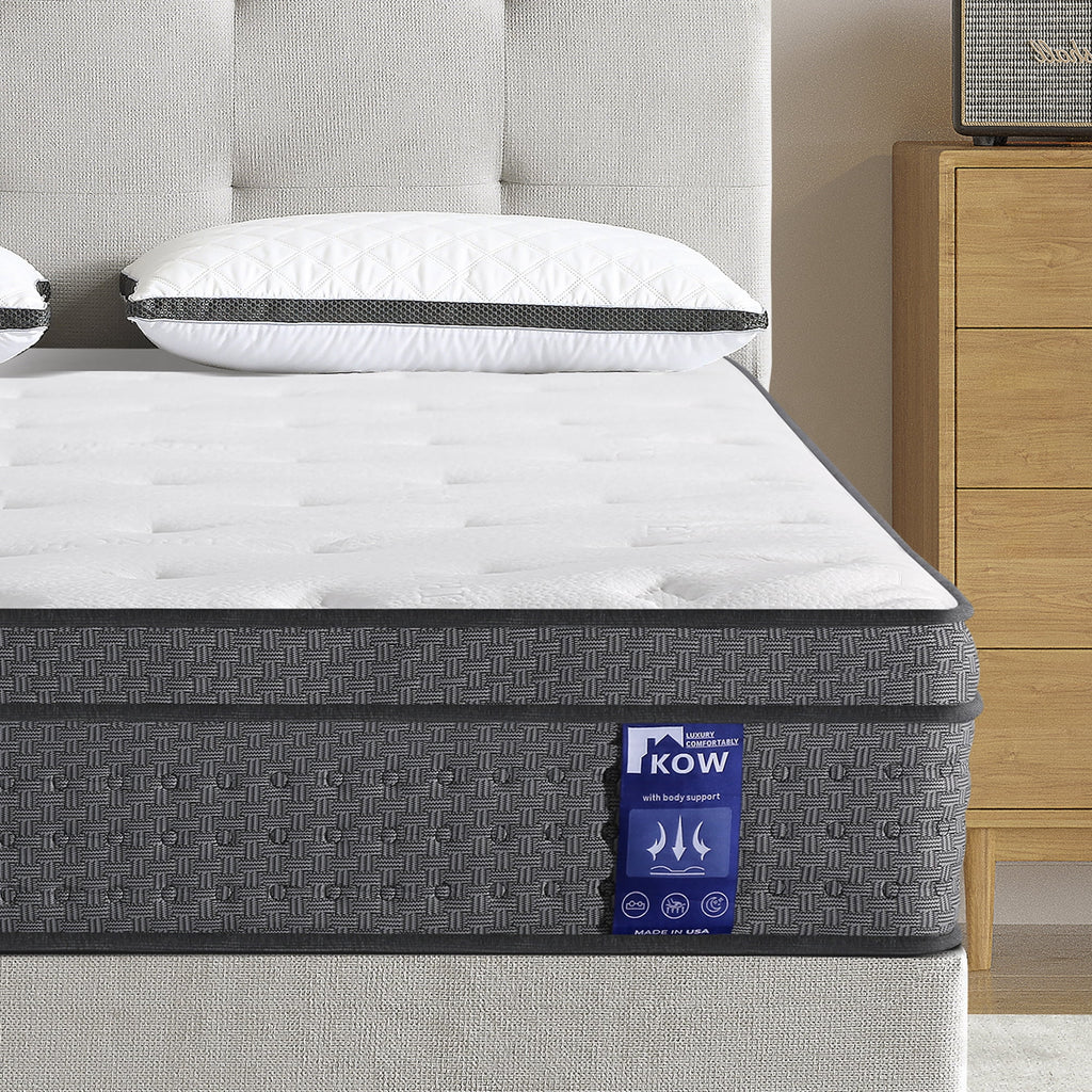 12 inch Full Size Gel Memory Foam Hybrid Mattress W589