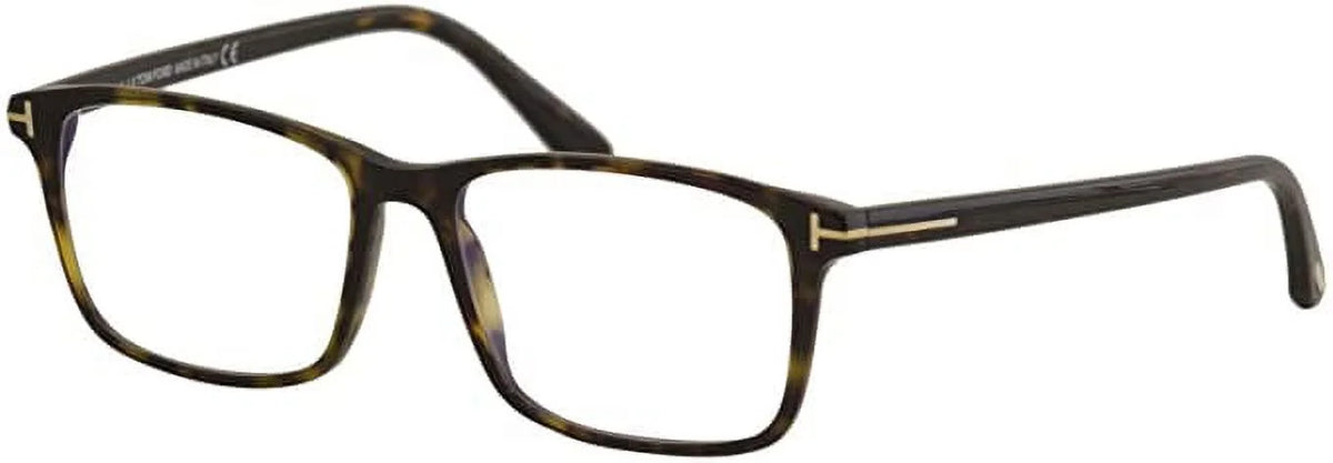 Havana Clear Lens Plastic 54 mm Eyeglasses T682