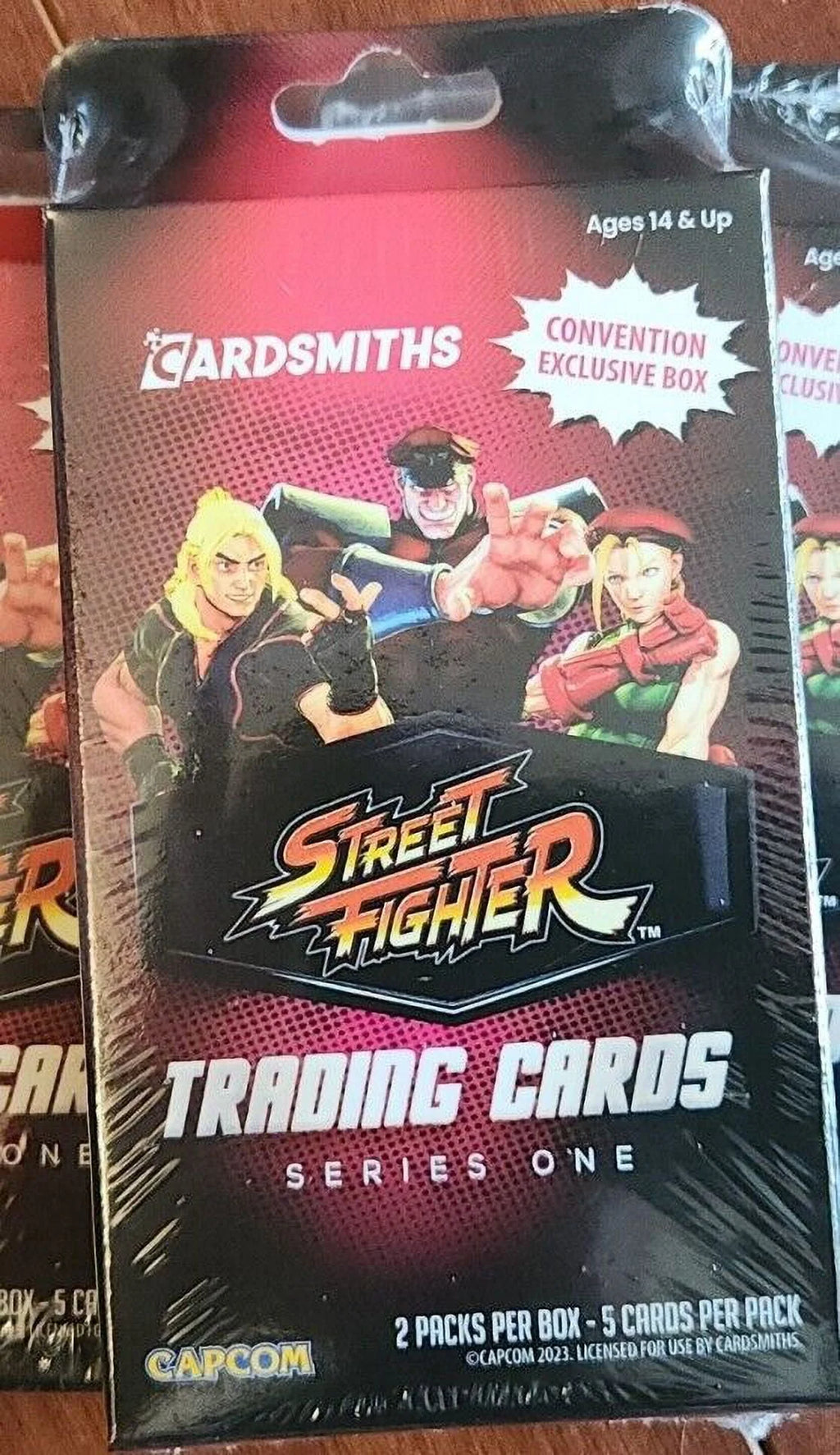 Street Fighter Trading Cards Convention Exclusive Box M587597