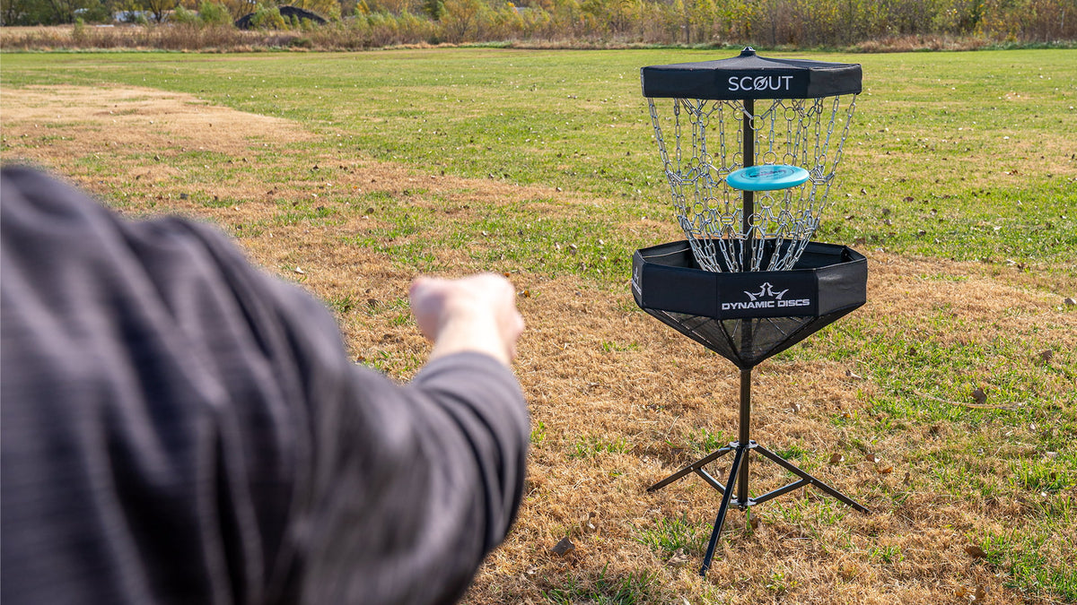 Portable Disc Golf Basket with 16 Chains P2933