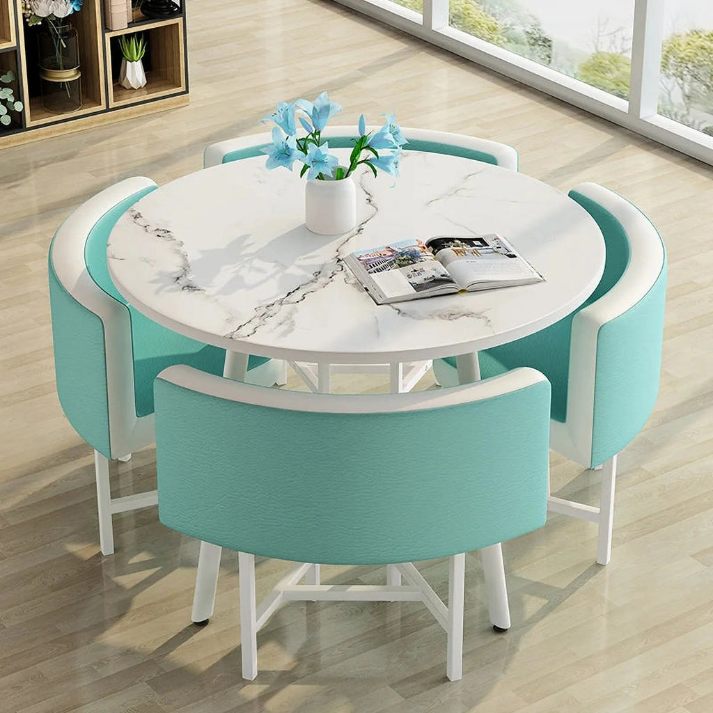 Dining Table Set 4 Chairs Z453