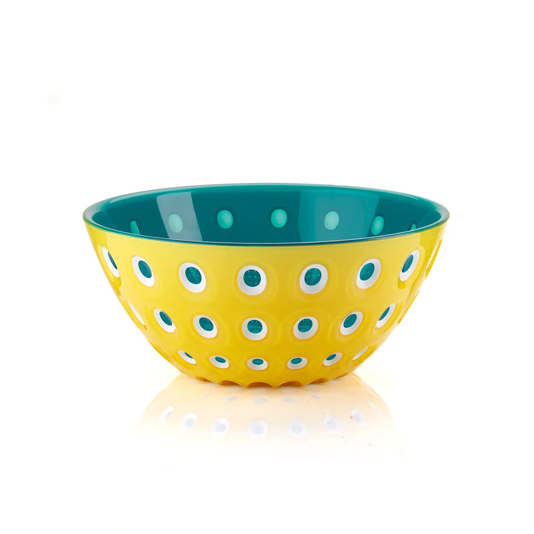 Bowl 25cm Red/White/Transparent H259758