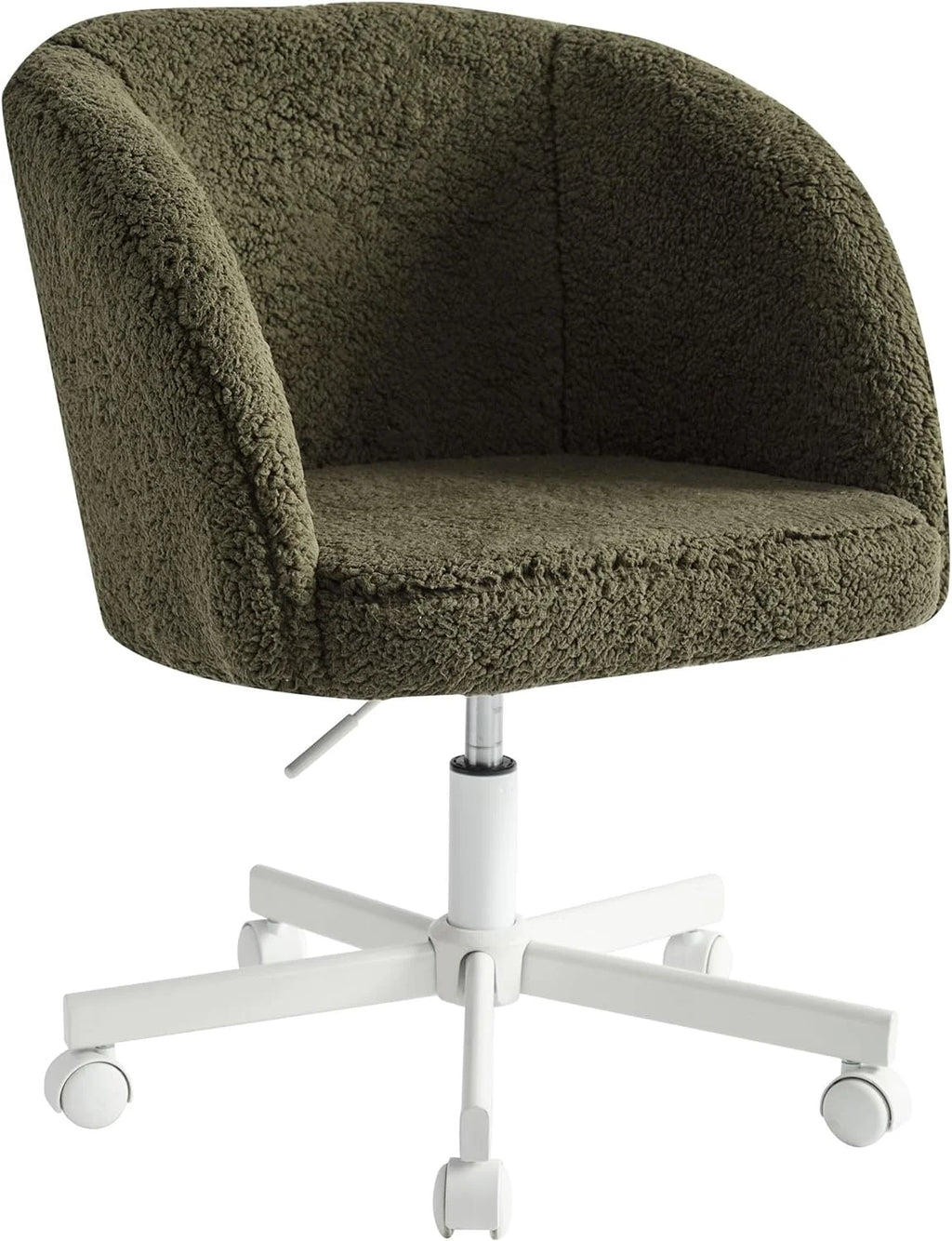 Boucle Office Chair Height Adjustable with Wheels K35882
