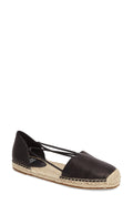 Black Espadrille Flat G6233