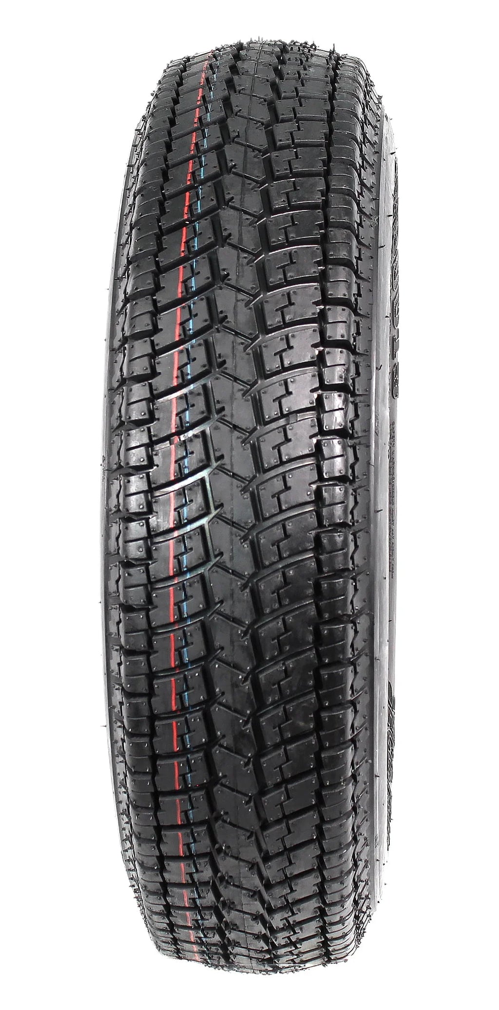 2-Pk Trailer Tires Rims ST175/80D13 5 Lug White Spoke Wheel D7538