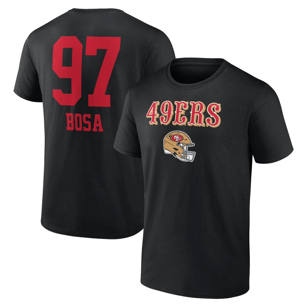 Men's Black T-Shirt V6475