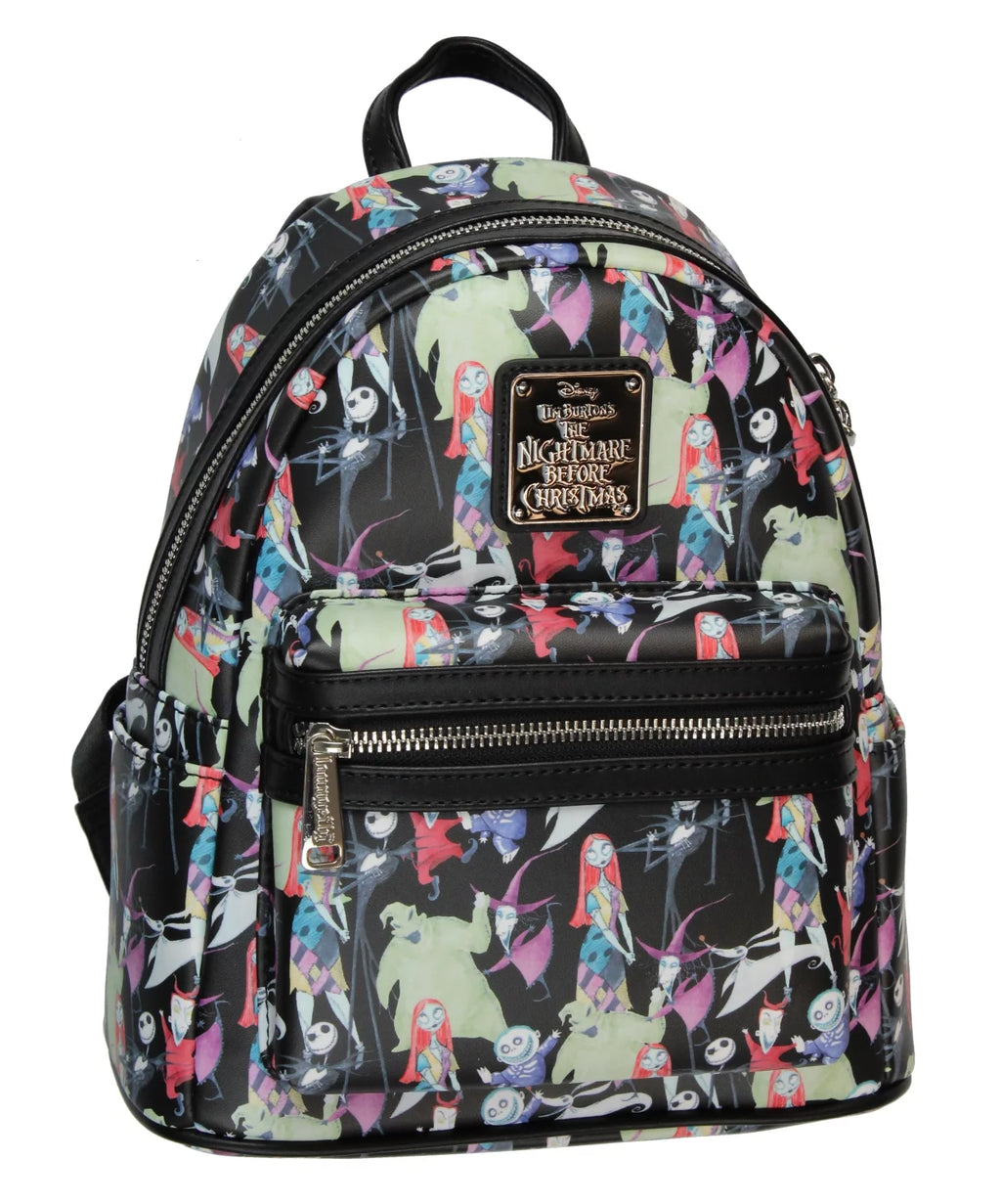 Watercolor Character Print Mini Backpack S7777