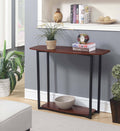 Console Table Cherry & Black Frame A819