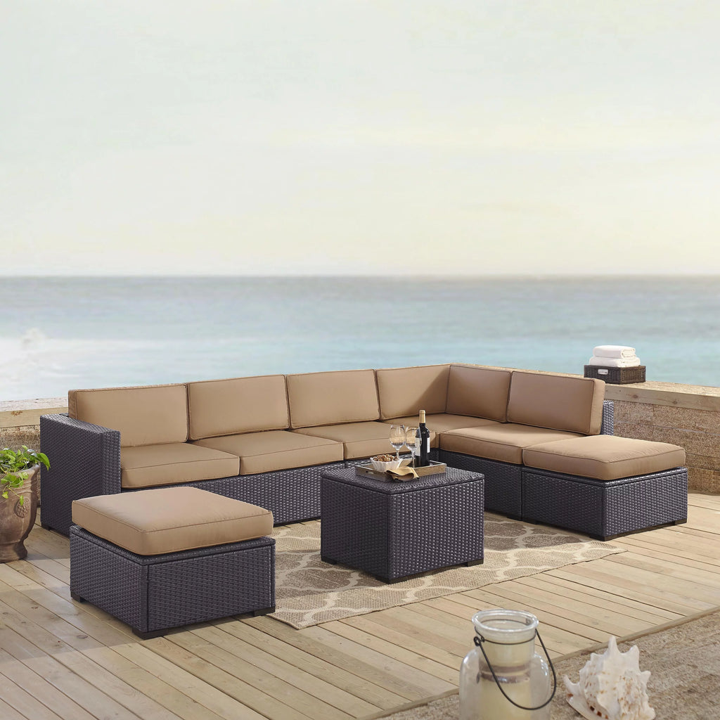 7 Person Outdoor Wicker Seating Set O41837