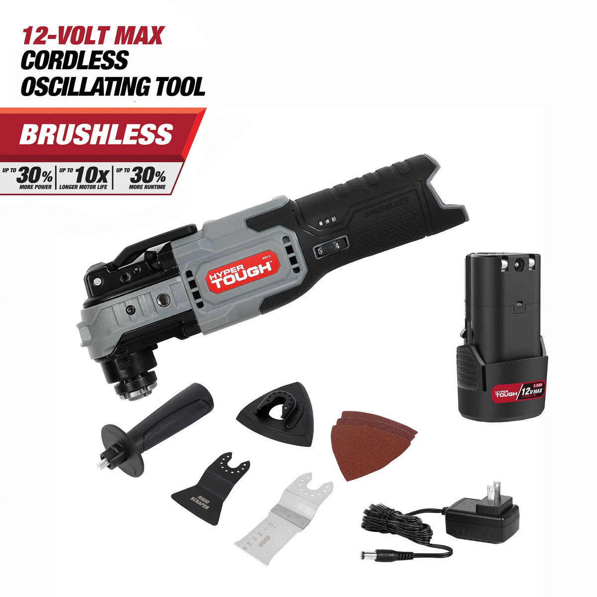 12-Volt Cordless Brushless Oscillating Tool E4243