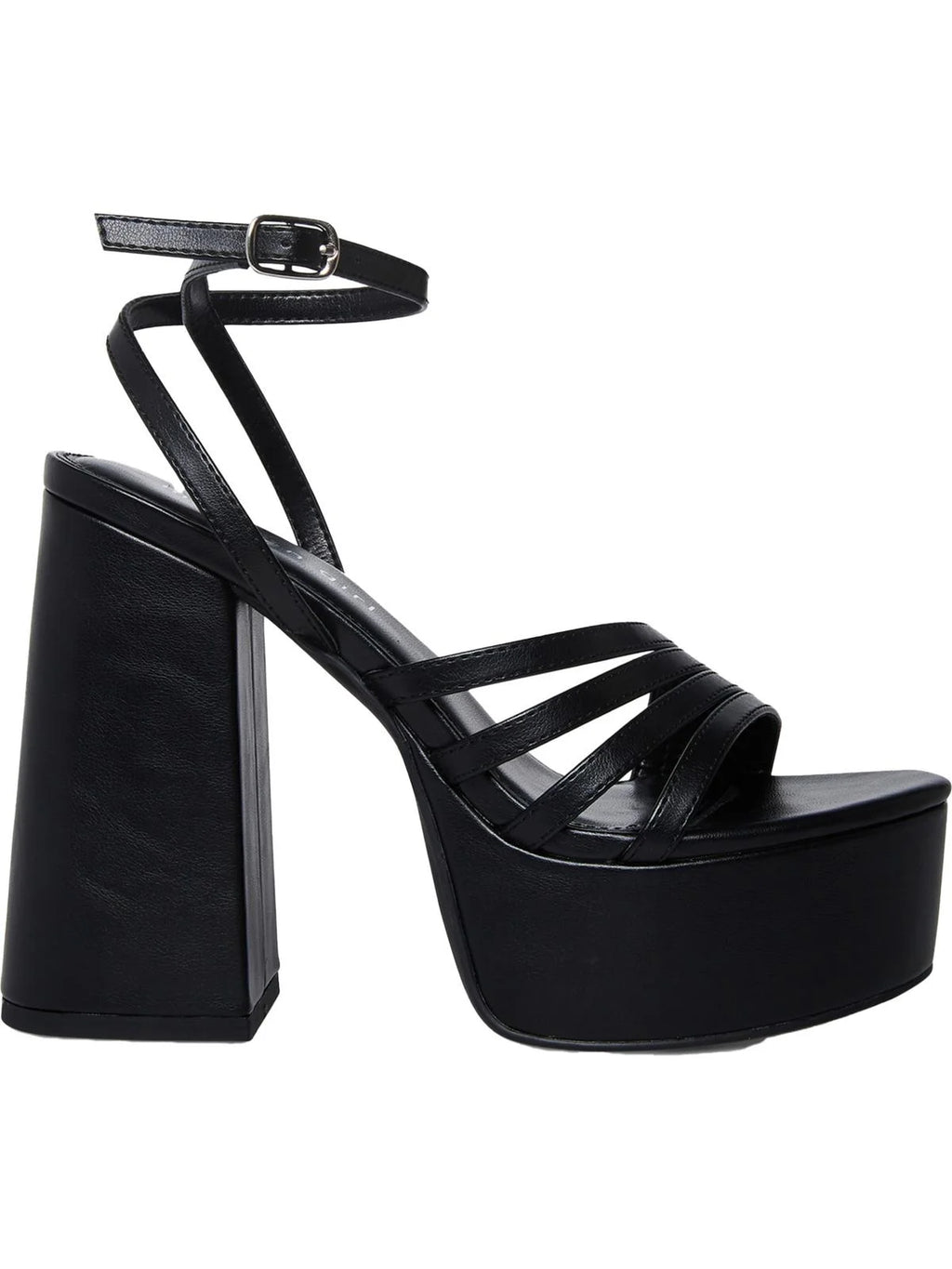 Womens Chunky Ankle Strap Platform Sandals Z596340
