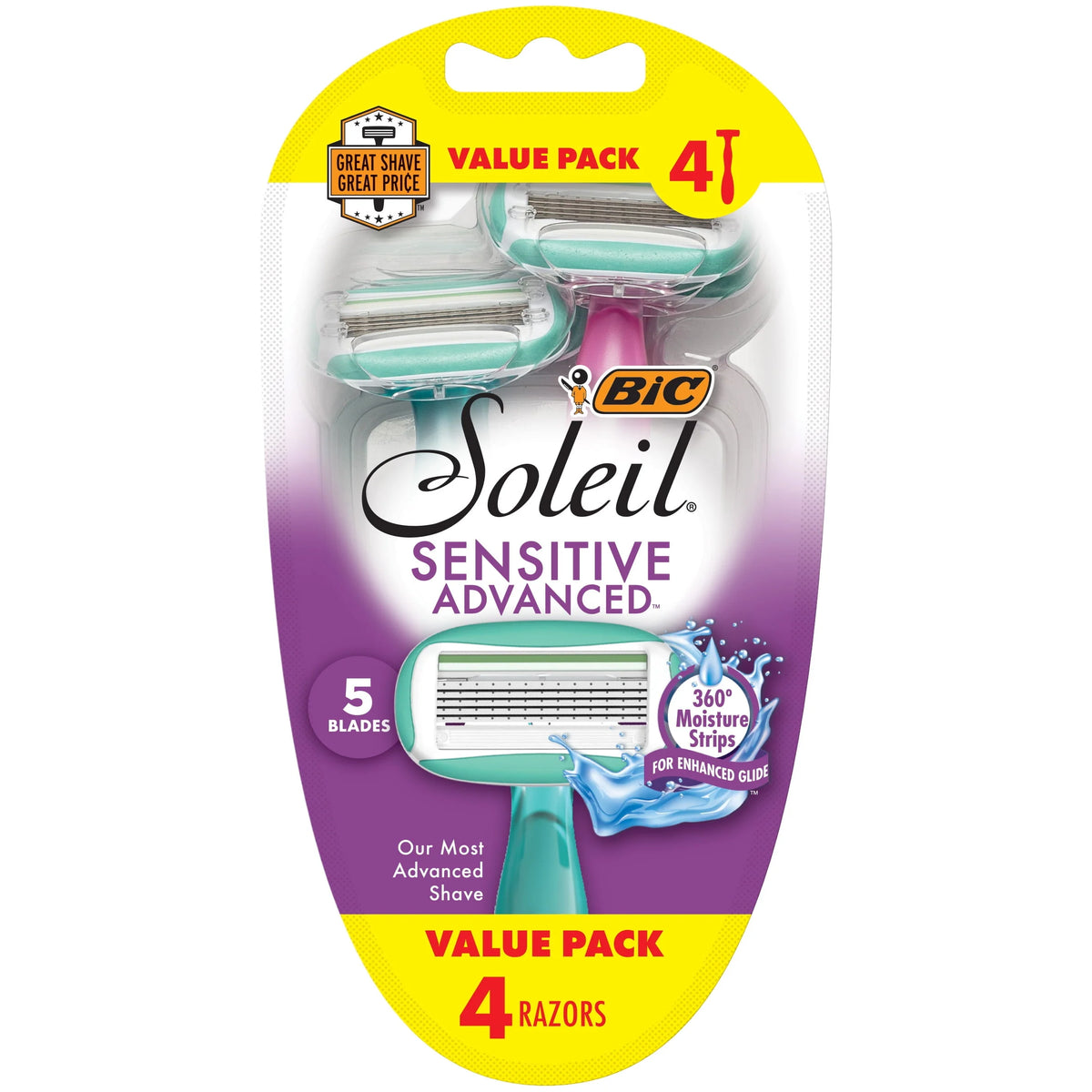 Women's Disposable Razors 5 Blades 2 Count L45054