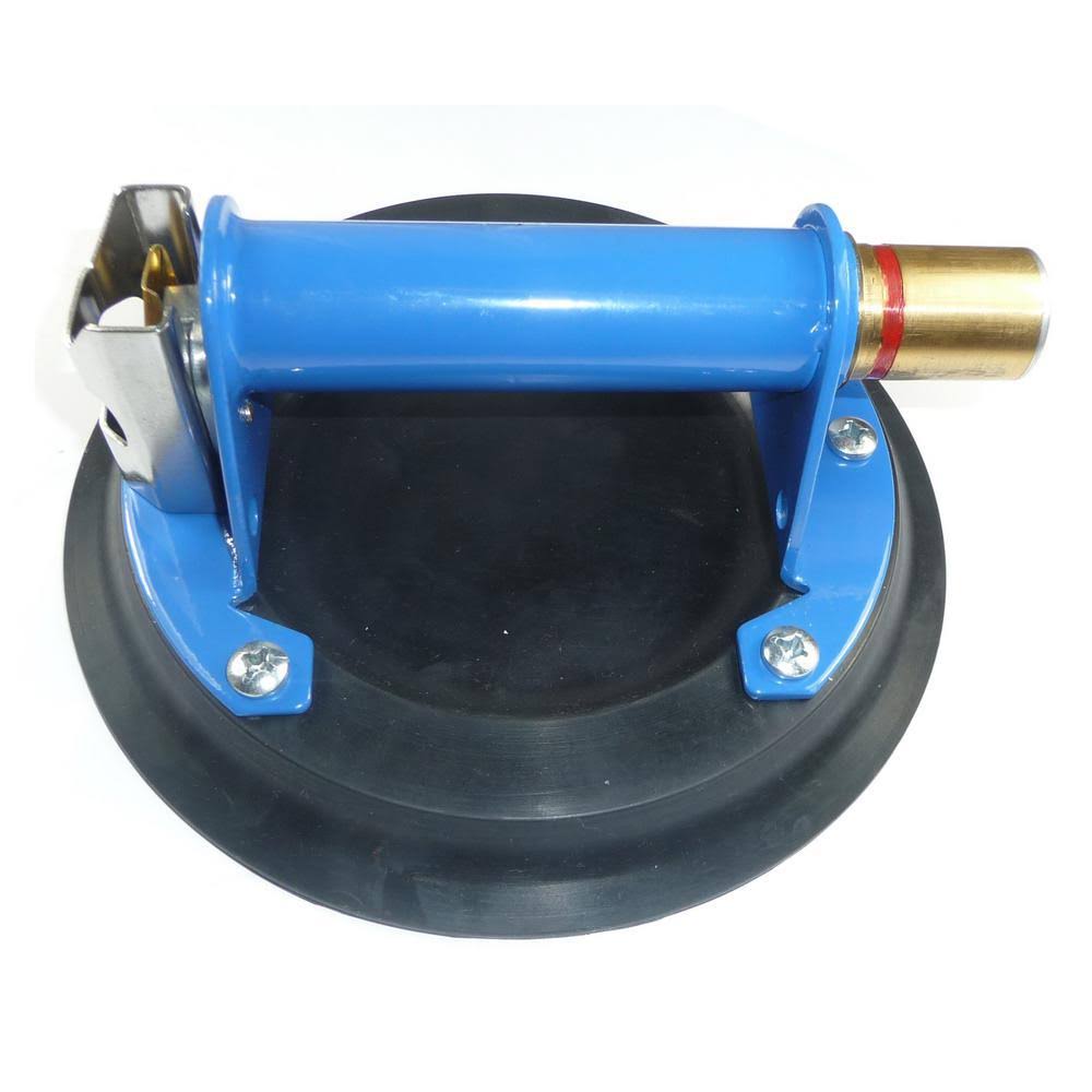 8-Inch Vacuum Suction Cup with Metal Handle and Brass Barrel L832