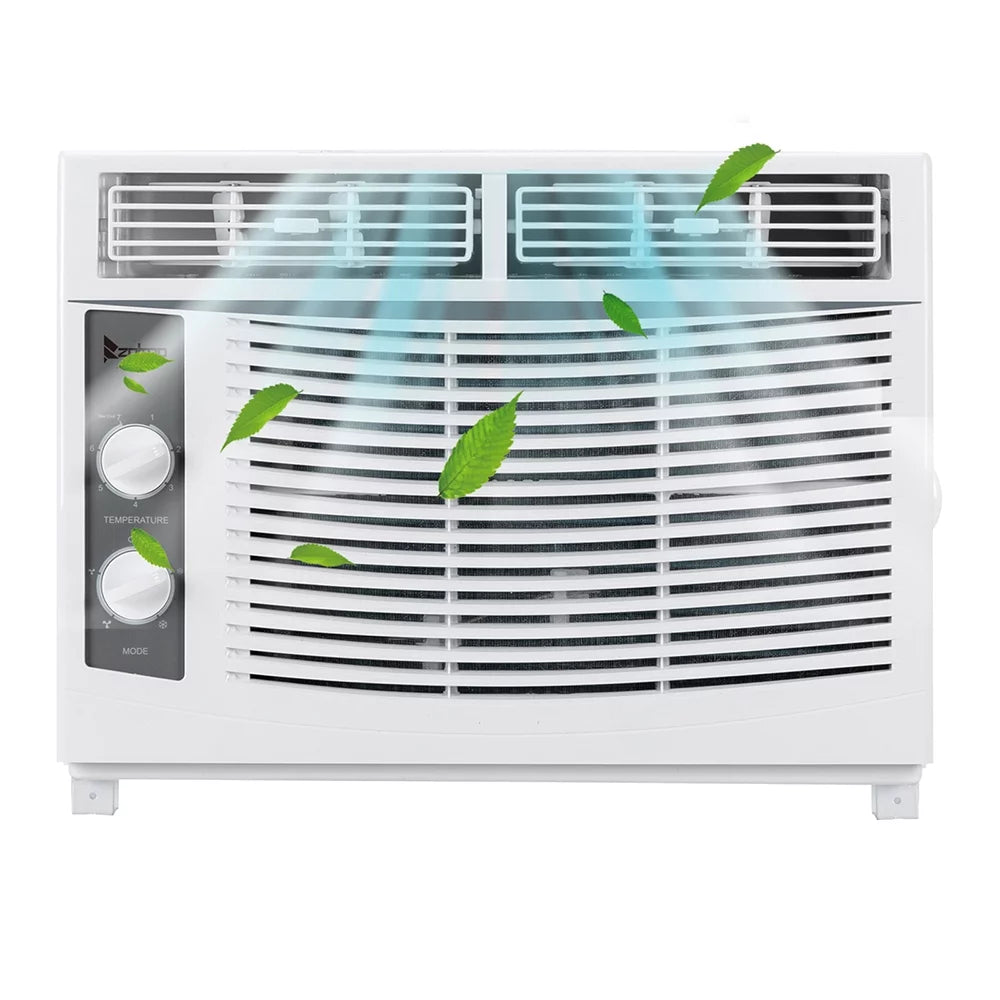 5000 BTU 115V Window-Mounted Compact Air Conditioner, White Z69490