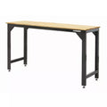 Solid Wood Top Workbench in Black C7139
