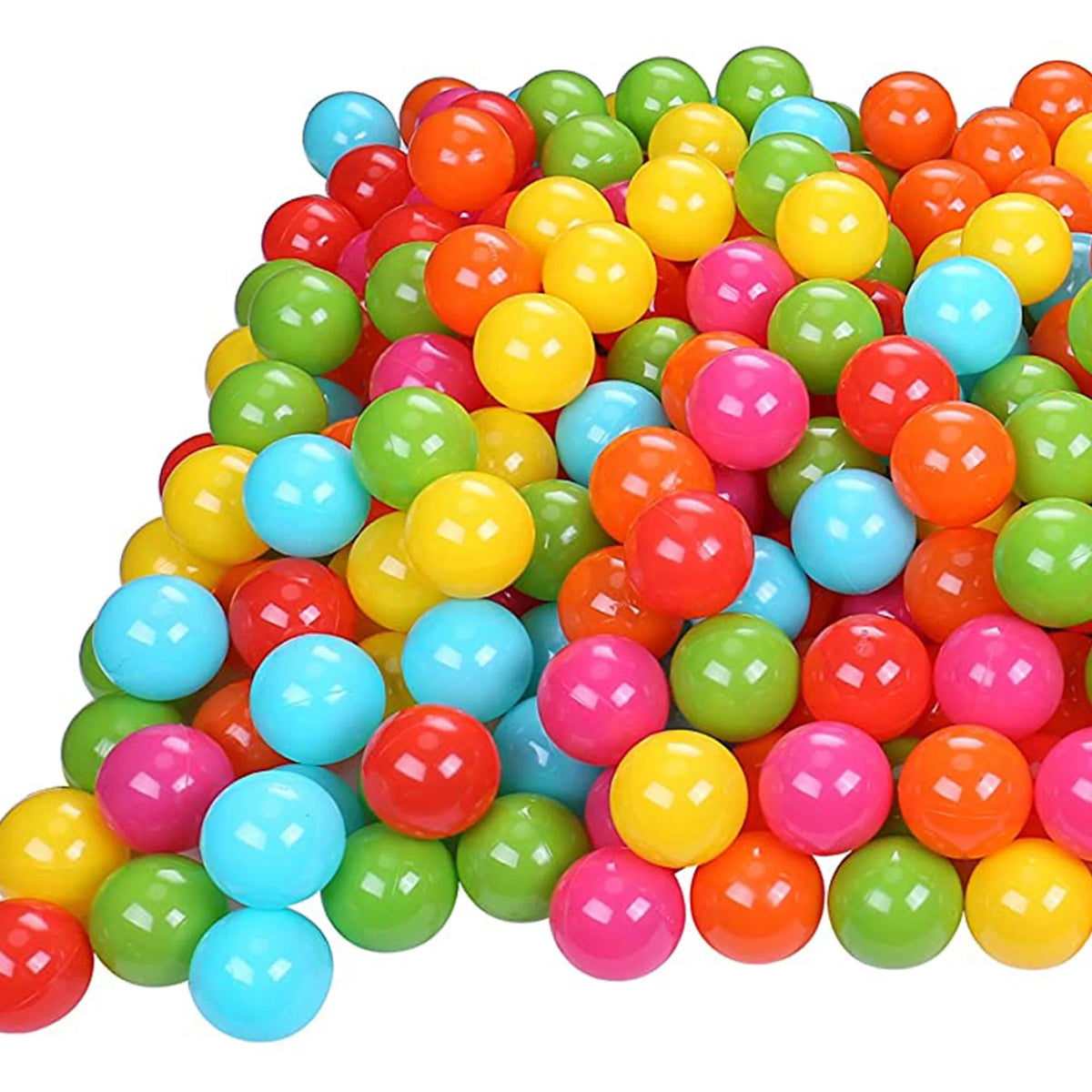 2.3 Inch Play Pit Balls with Bag, Multicolor (2 Pack) O989