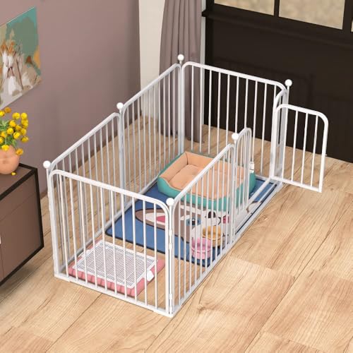 White Heavy Duty Dog Playpen A214