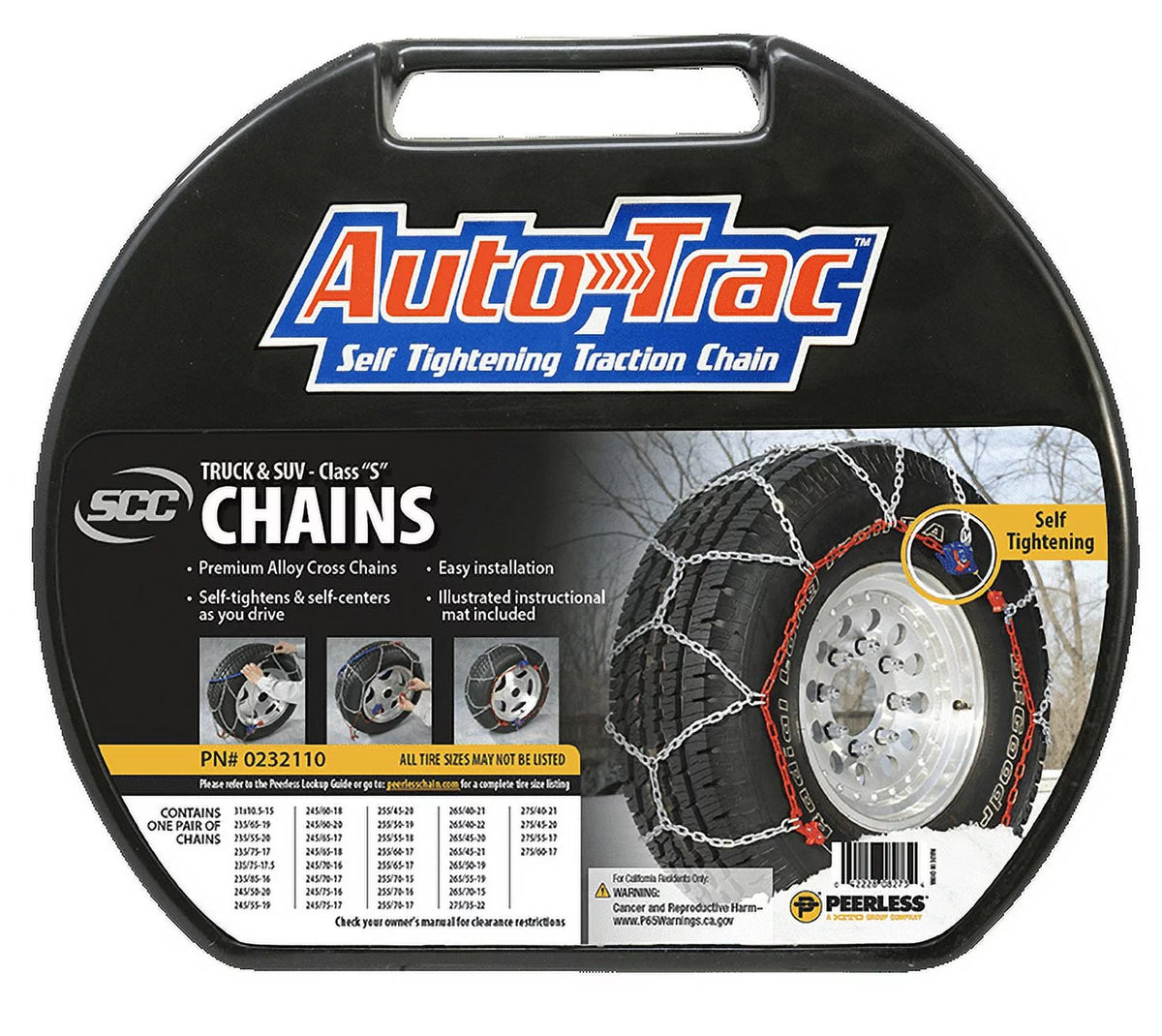Light Truck/SUV Tire Chains G779