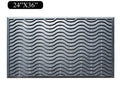 100% Rubber Clean Step Scraper Doormat W616821