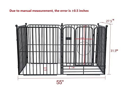 White Heavy Duty Dog Playpen A214