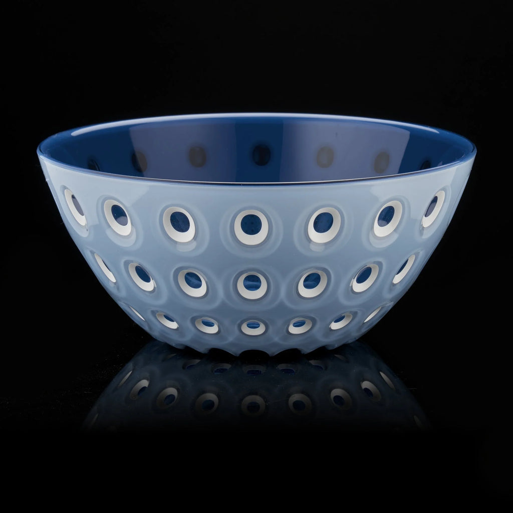 Bowl 25cm Red/White/Transparent H259758