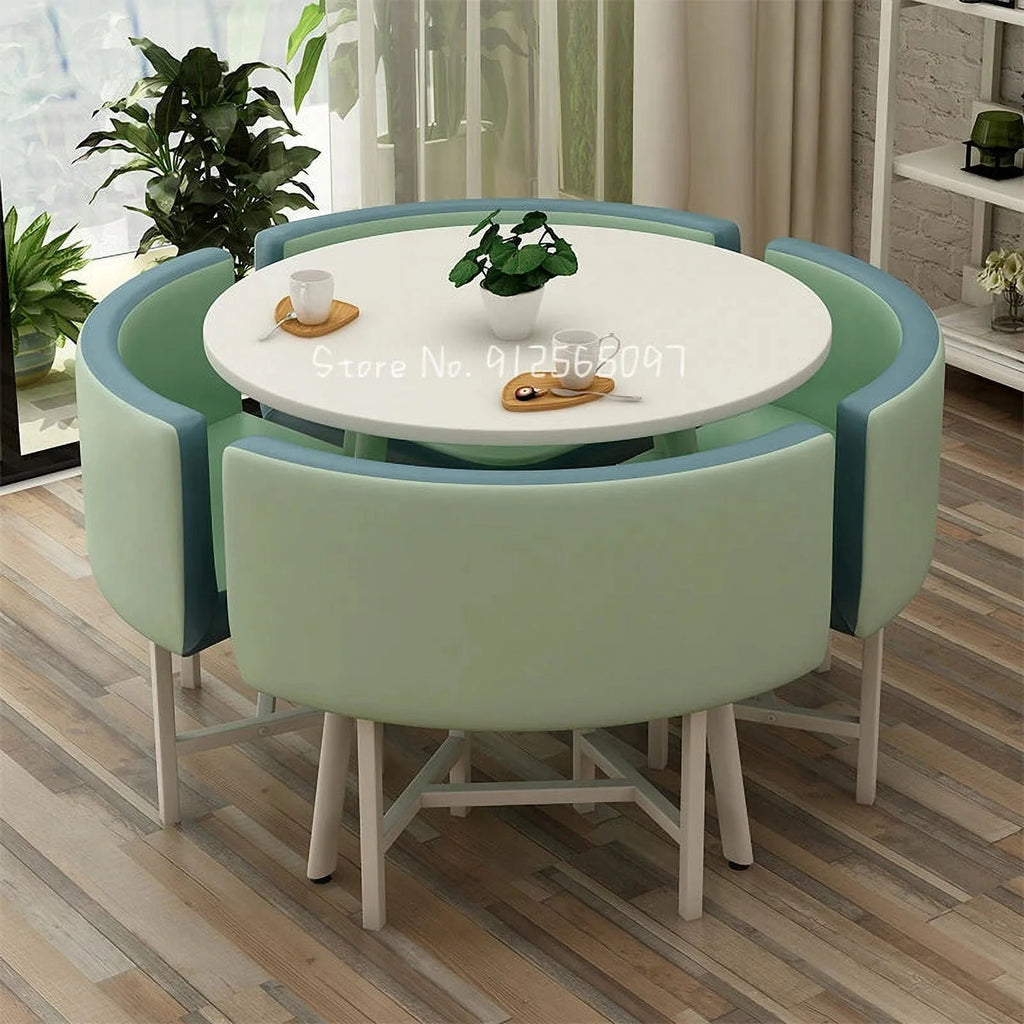 Dining Table Set 4 Chairs Z453