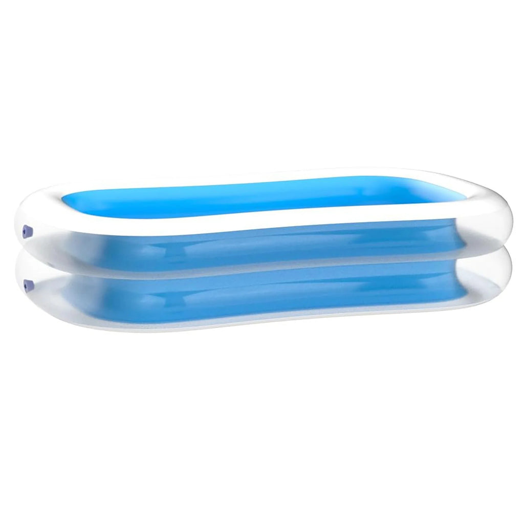 Inflatable Family Pool Blue & White Z860