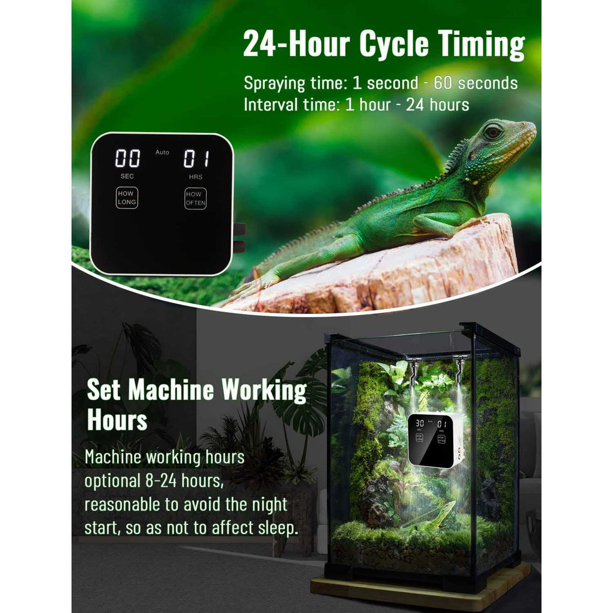 Automatic Reptile Misting System with Timer A166685