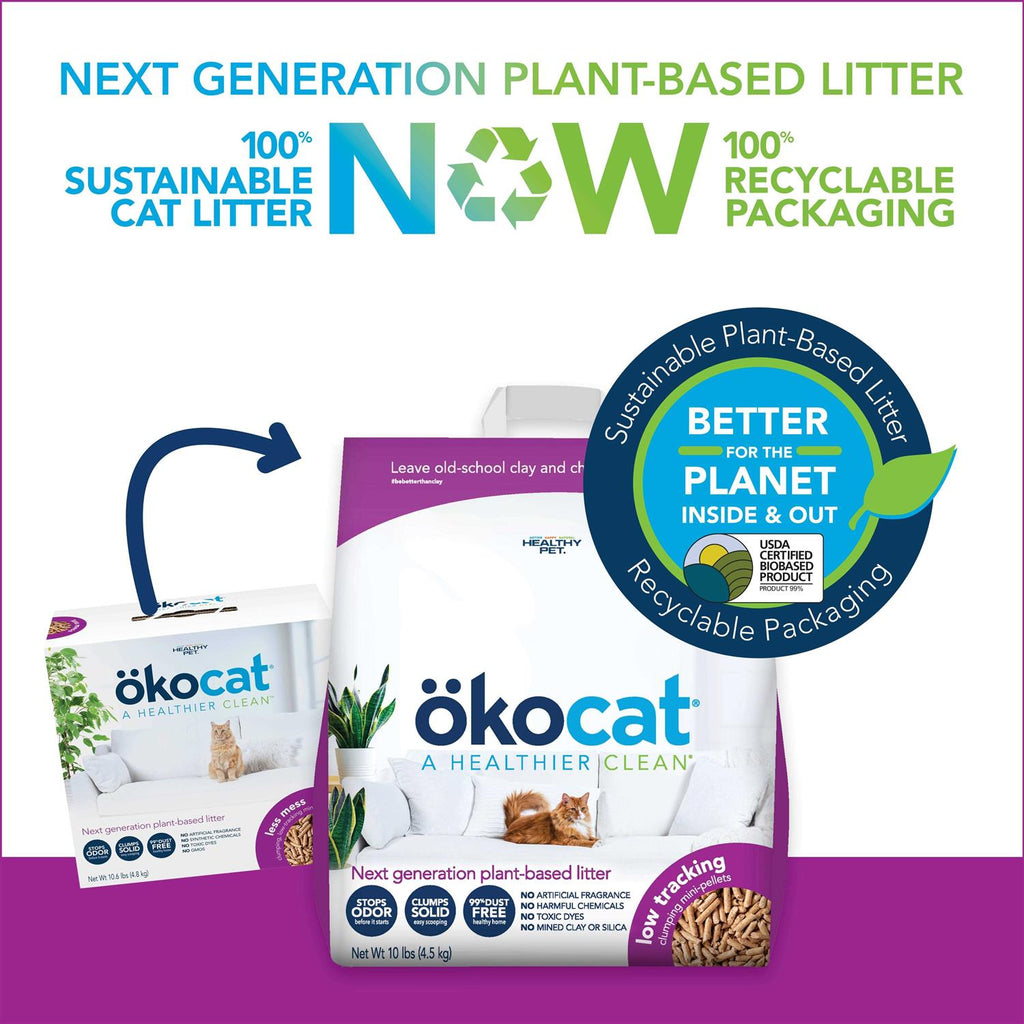 Low Tracking Clumping Mini Pellets Wood Cat Litter K2536