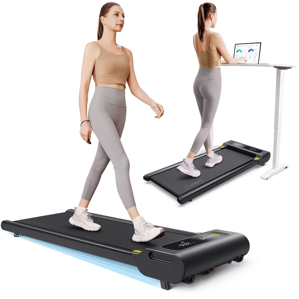 2 in 1 Under Desk Treadmill with Remote Control D52697