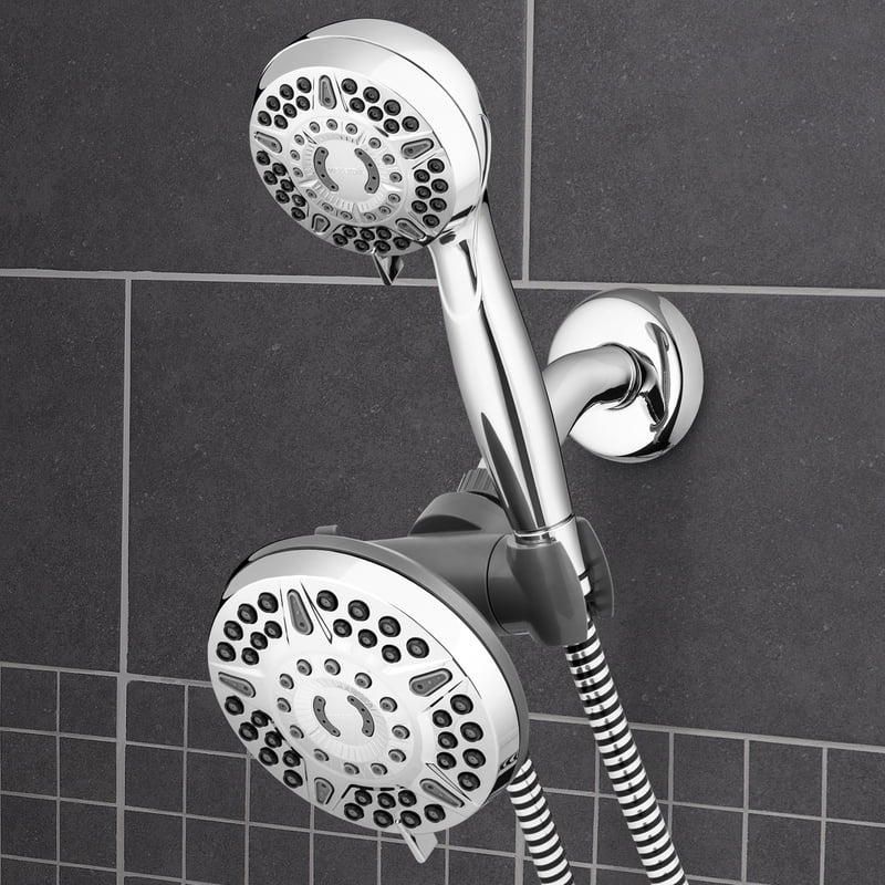 6+ Mode Dual Shower Head System Chrome O4878