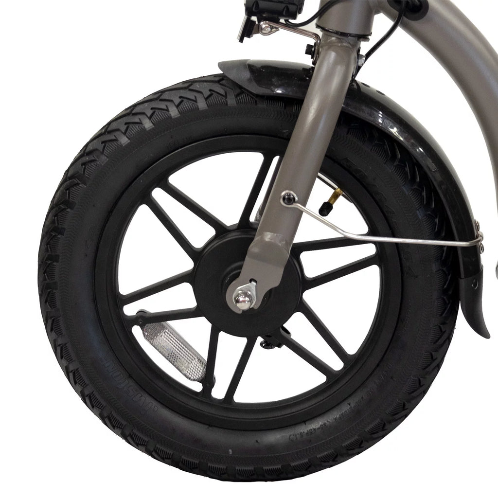 Electric Scooter with Seat, 400W, 14 Pneumatic Tire, Black M91962