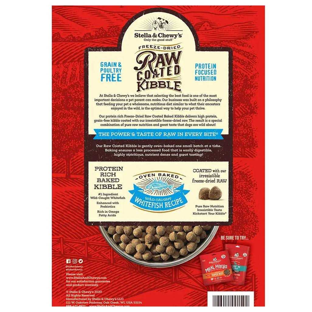 Raw Coated Dog Kibble Whitefish F860