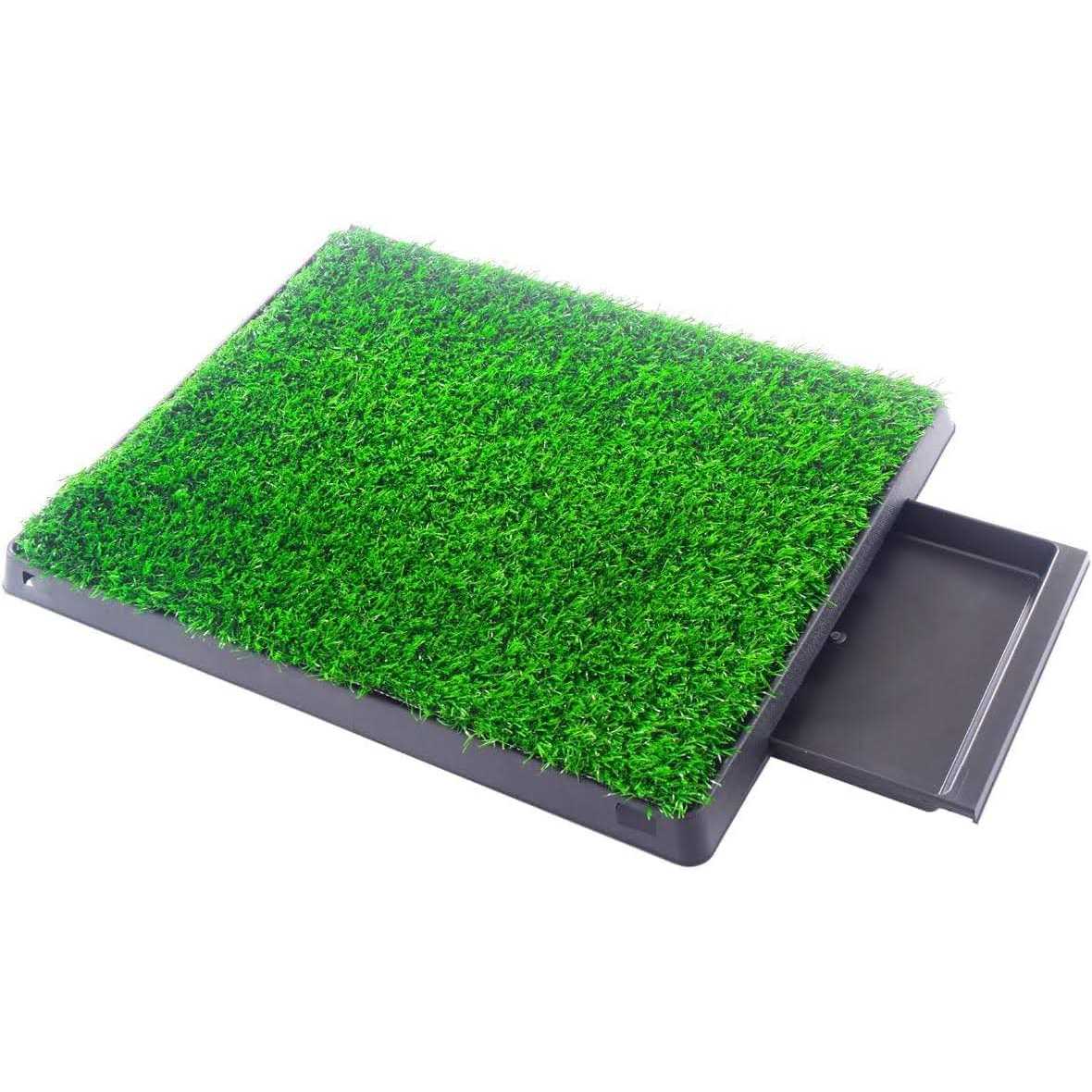 Dog Grass Pad with Tray 20” x 25” E658661