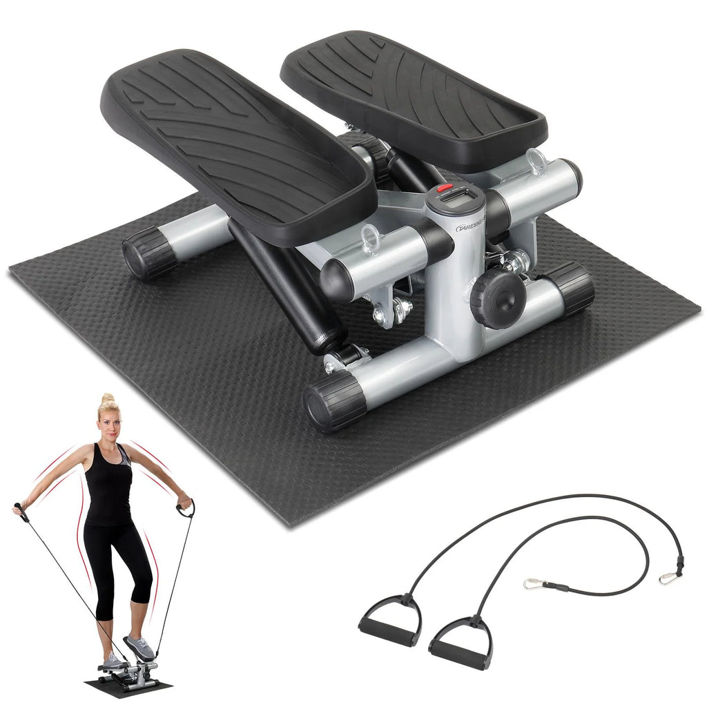 Mini Air Aerobic Stepper with LCD Display & Resistance Bands E877044