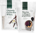 Organic Whey Protein Powder Vanilla Flavor 16 oz T9098