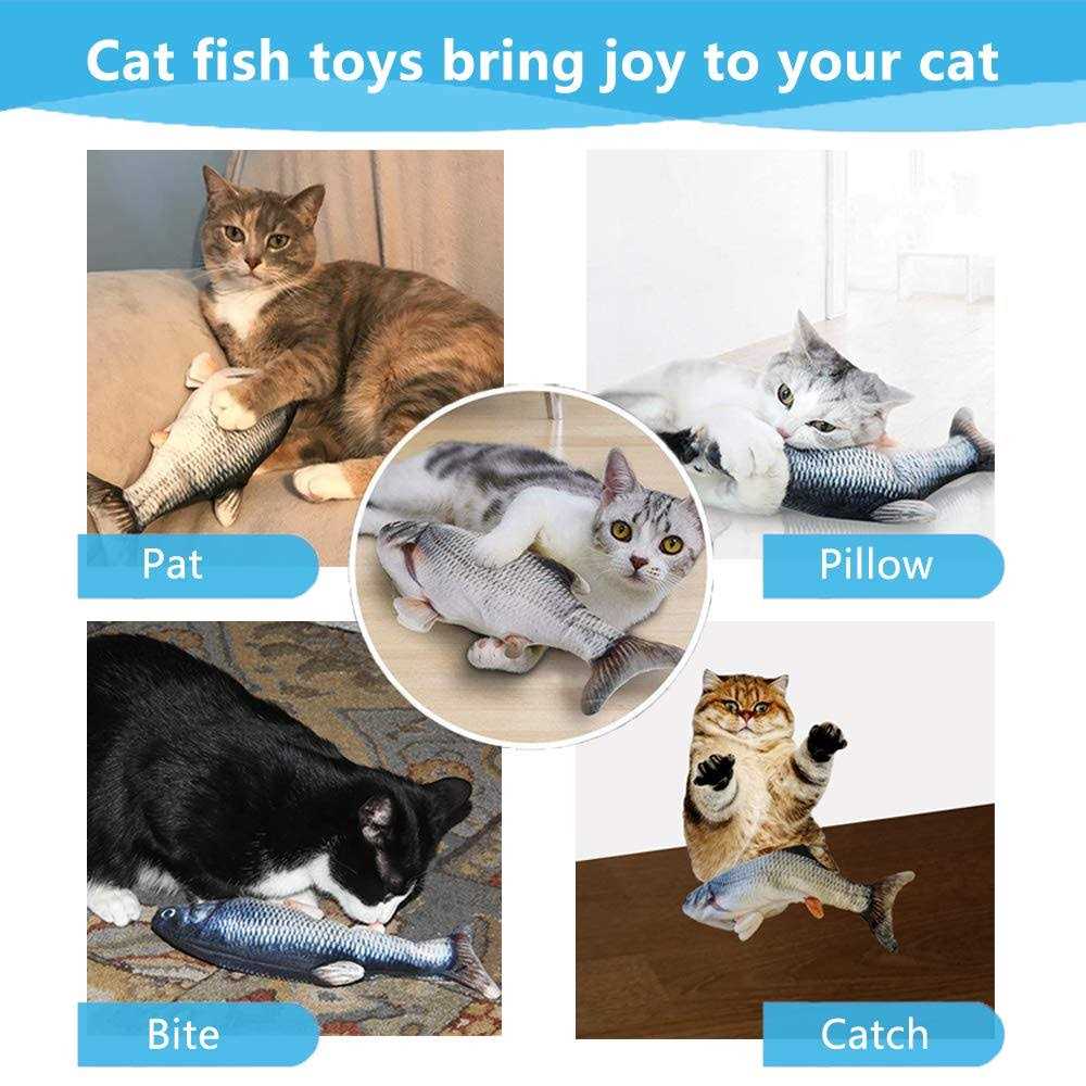 Electric Floppy Fish Cat Toy W94792