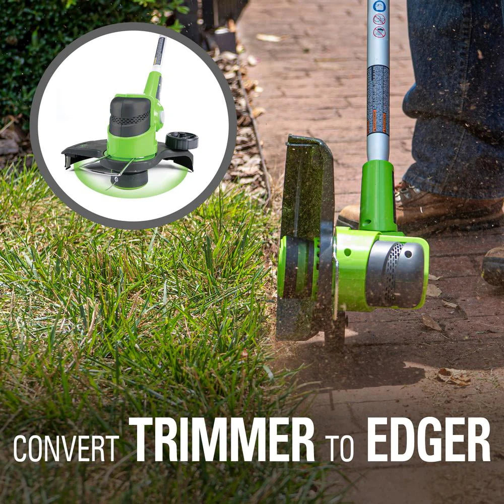 24V Cordless String Trimmer/Edger with 2.0 Ah Battery & Charger O167626