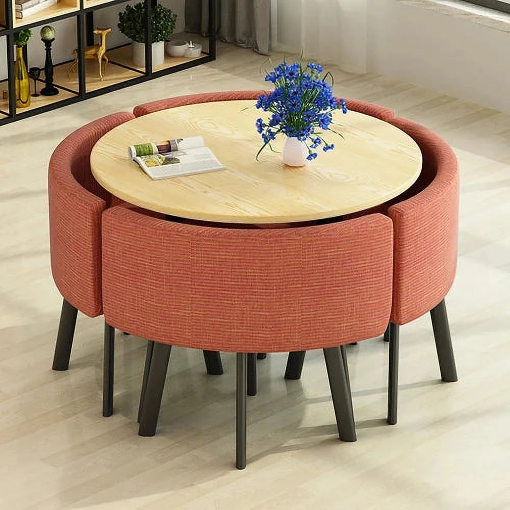 Dining Table Set 4 Chairs Z453