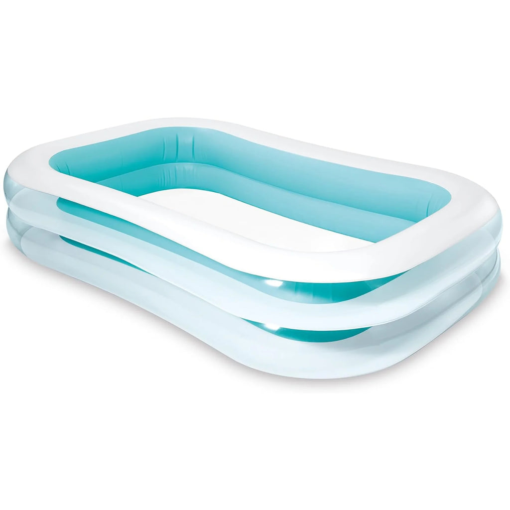 Inflatable Family Pool Blue & White Z860