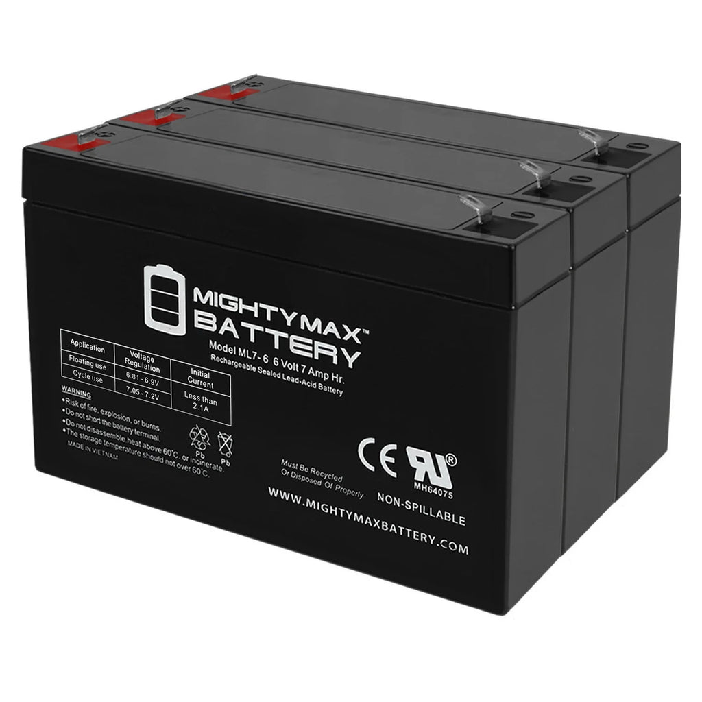7Ah SLA Battery 3 Pack T296