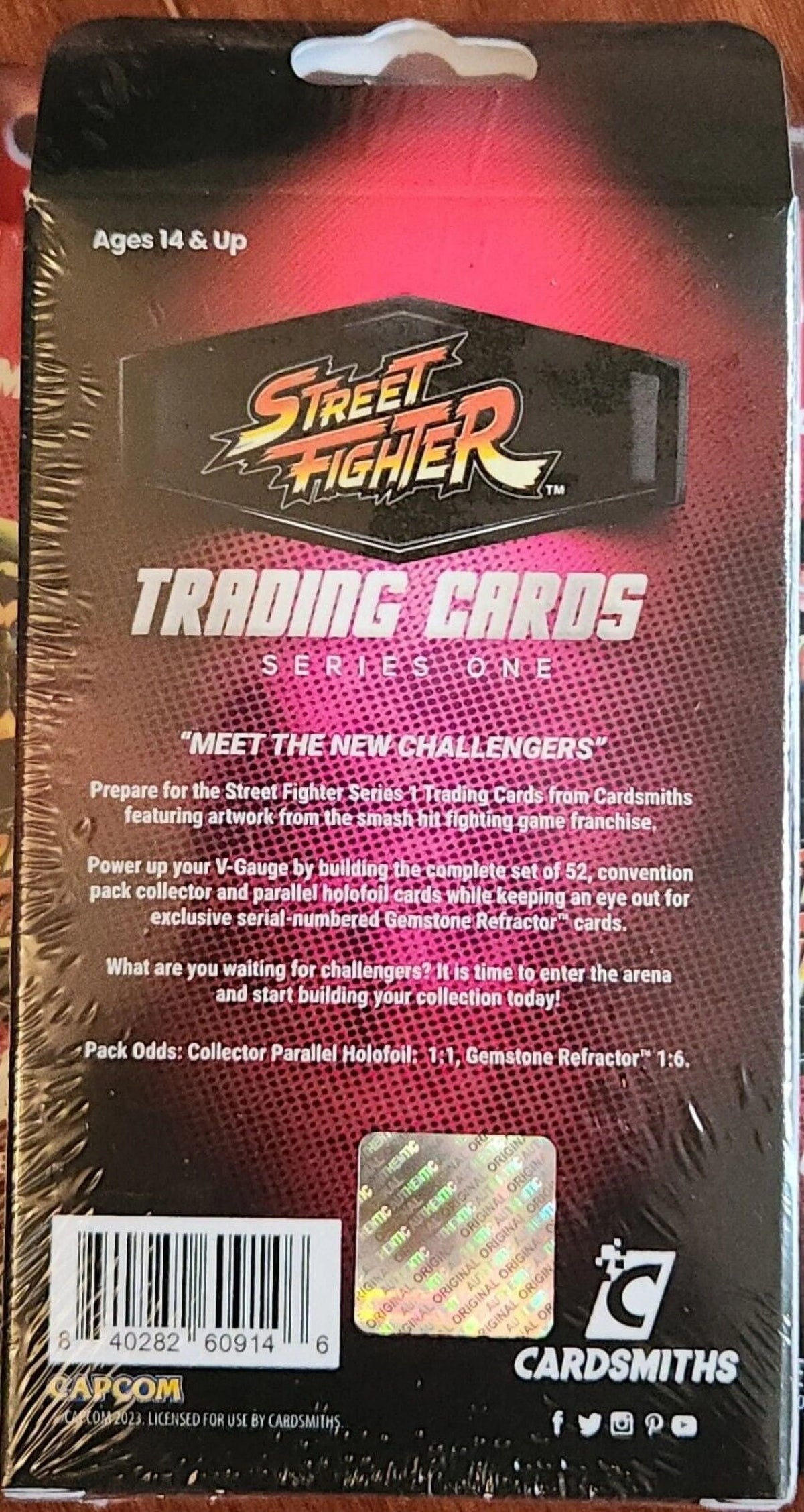 Street Fighter Trading Cards Convention Exclusive Box M587597