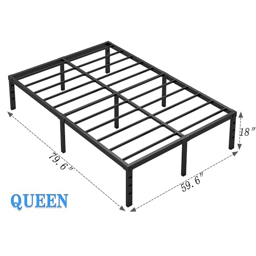 Queen Size Metal Bed Frame O670036