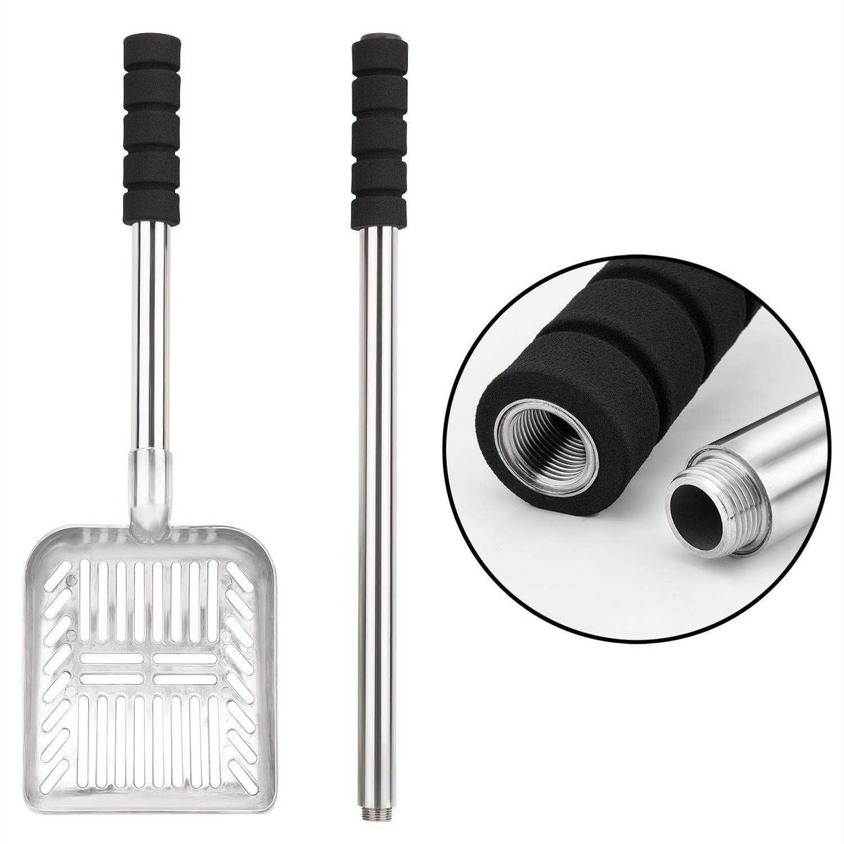 Stainless Steel Long Handle Detachable Scoop K183
